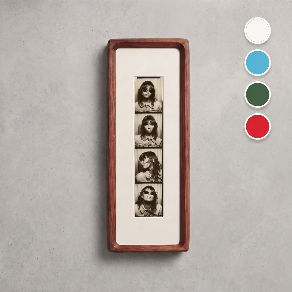 Chiselled Wood Photobooth Frame