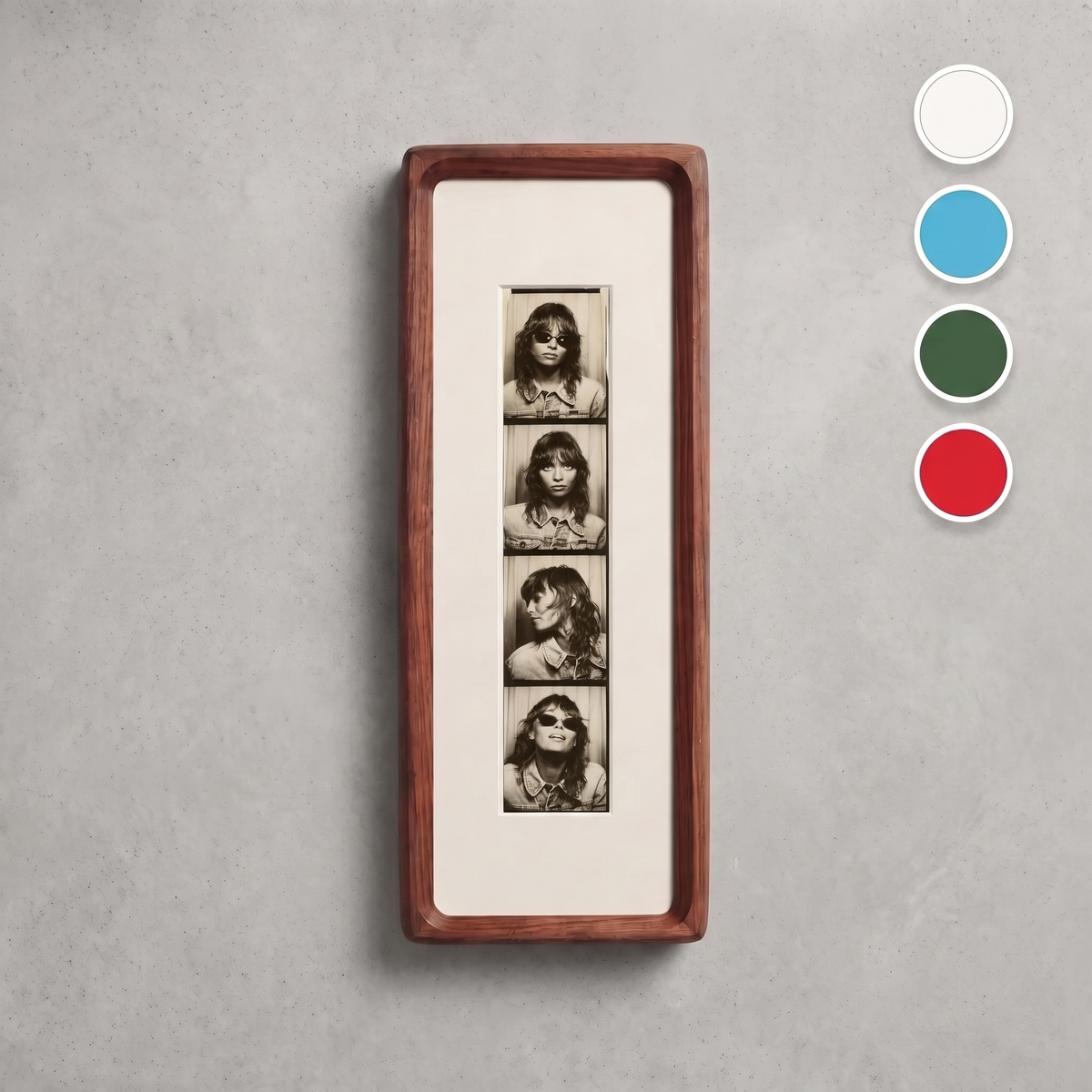 Chiselled Wood Photobooth Frame