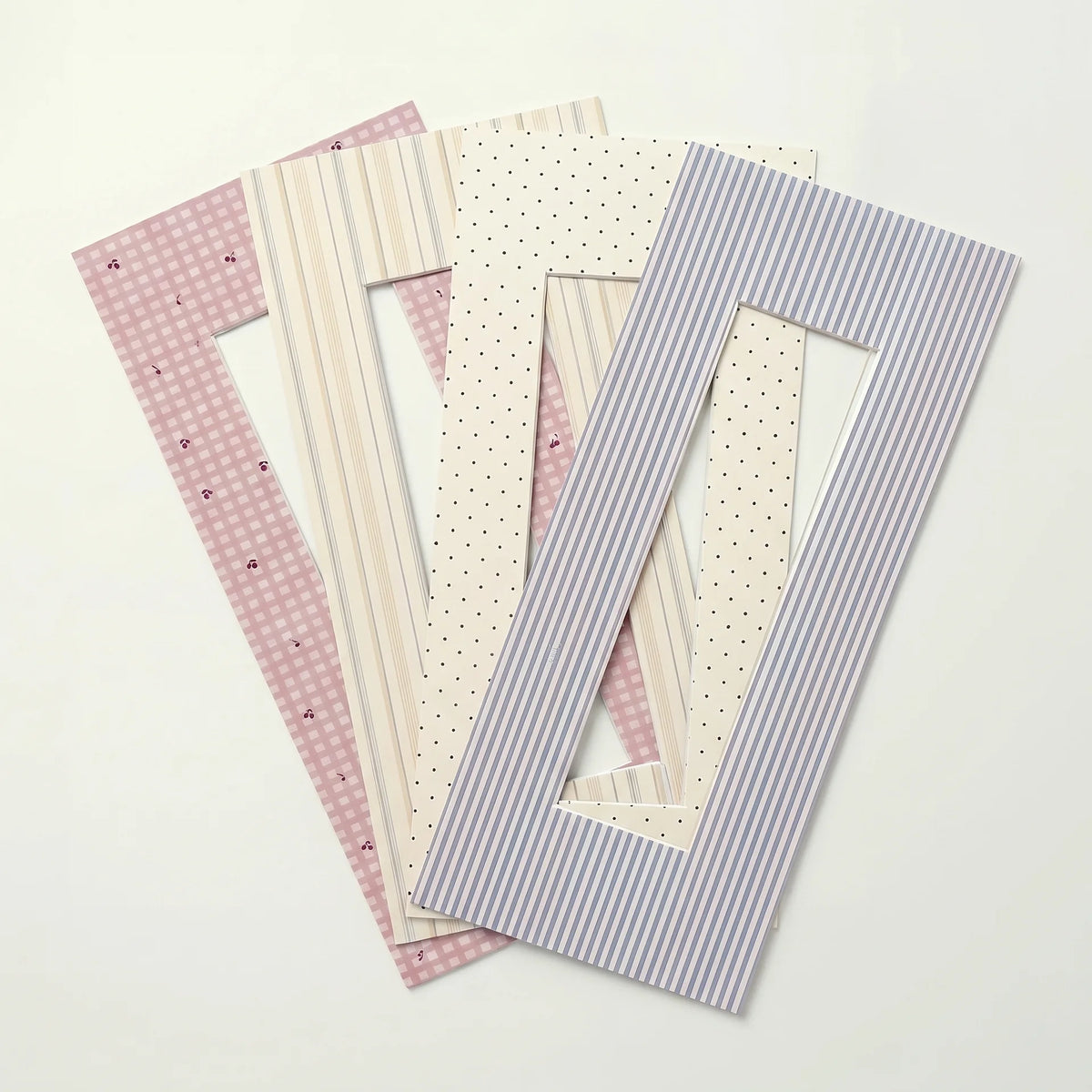 Patterned Mount - 4 Pack (Vintage 20cm x 4cm)