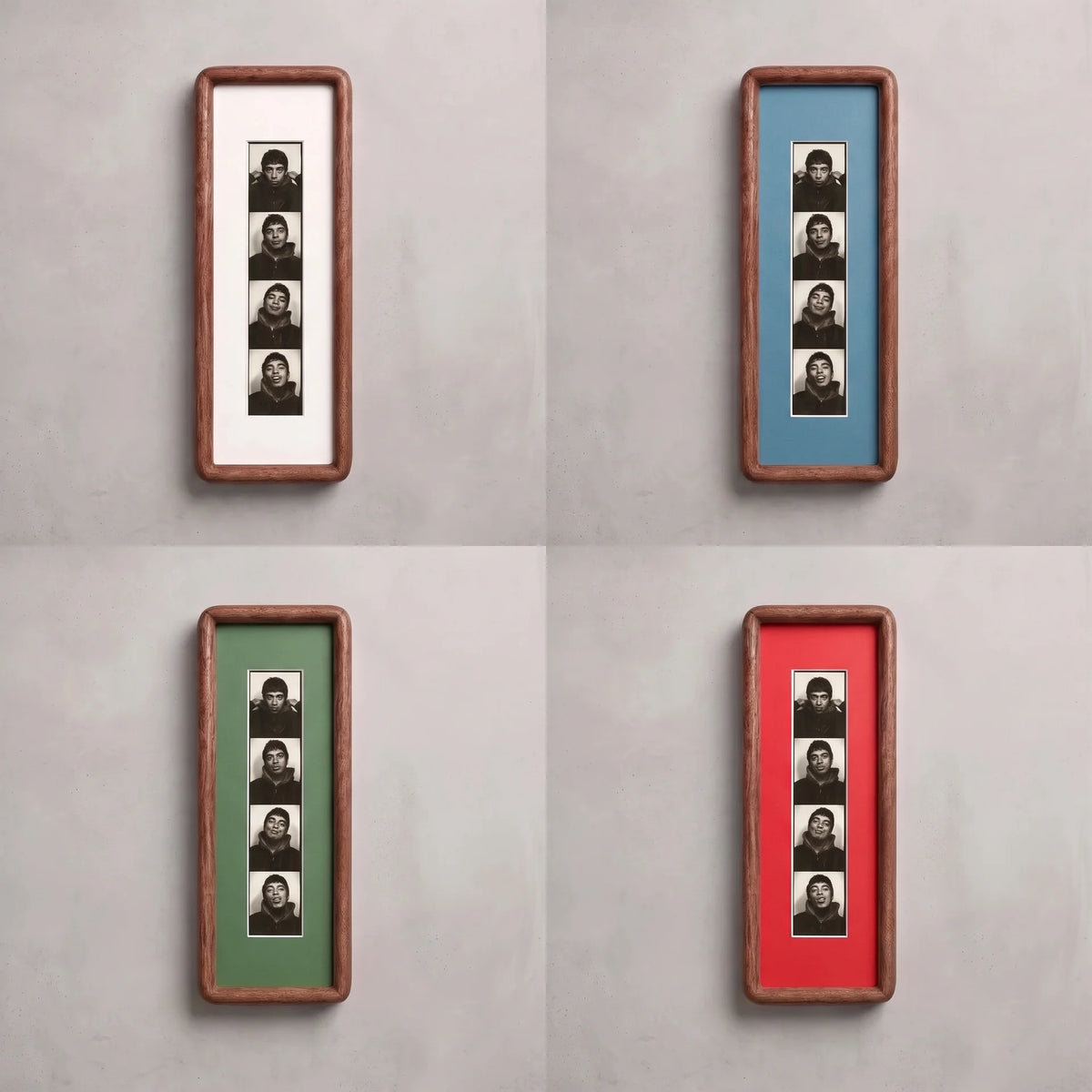 Curved Wood Photobooth Frame